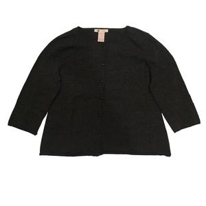 Tulle Anthropologie 80%Lamb Wool Blend Knit Cardigan Sweater L